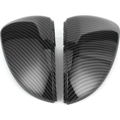 Carbon Fibre Style Rétroviseur Extérieur Coques Décoratives Compatibles MK7 2014-2018 (1/5)