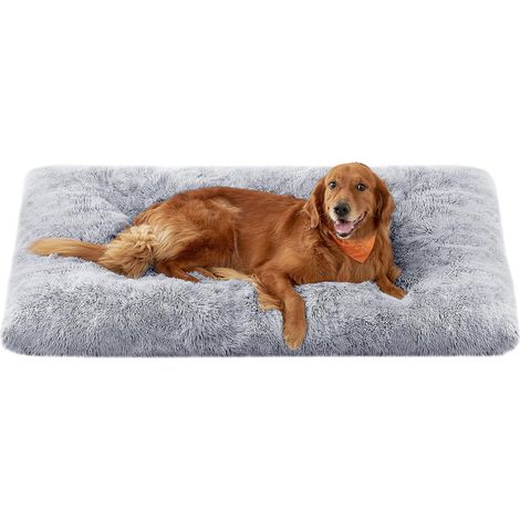 Panier pour Chien, Canapé, Lit pour Animaux, 140 x 100 cm, Rembourrage Moelleux, Lavable, Coussin pour Chien, Gris Ombré (1/5)