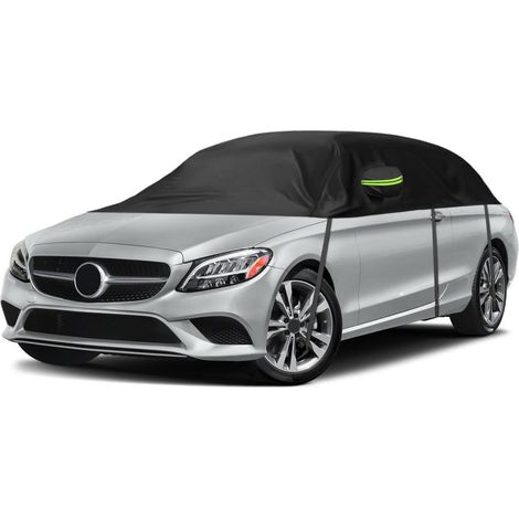 Halbe Autoabdeckung für Mercedes C-Klasse 2015-2024, Allwetter-Schutzhülle, wasserdicht, UV, Schnee (1/5)