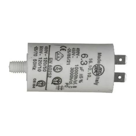 Condensador 6.3uf para Lavadoras Multimarca 0000373