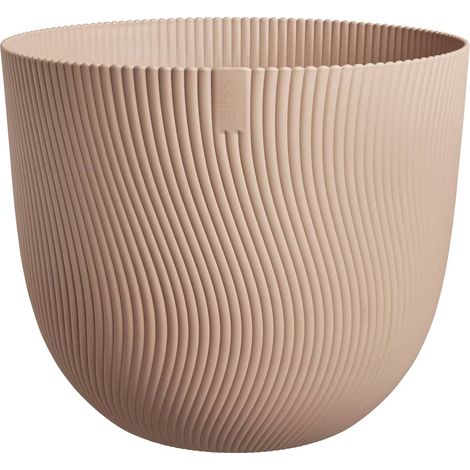 Pot de fleurs - SEREH - Plastique - Marron - Rond - Ø47xH40cm - 100% récyclé - ELHO (1/5)