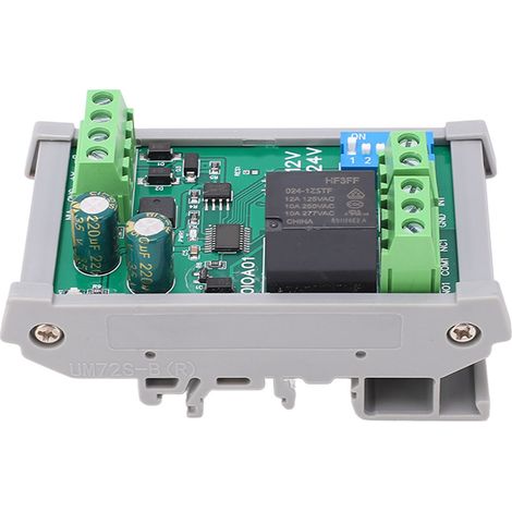 DC 24V 1-Kanal-Relaismodul RS485-Relaisplatine mit Gehäuse für elektrische Geräte (1/5)