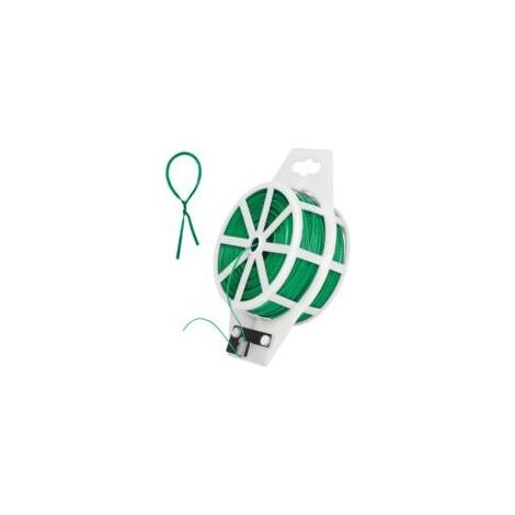 Fil de Serrage pour Jardin, 100 M, Fil Torsadé pour Plantes Grimpantes, Vignes, Arbustes et Fleurs (Vert) (1/5)
