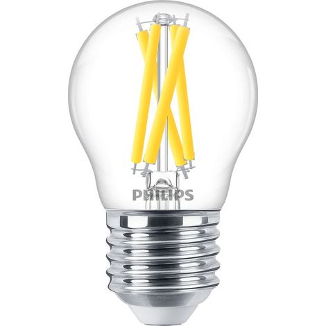 Philips MASTER LEDLuster 3.4W E27, dimmbar, Kerzen-Tropfenform, 44953400