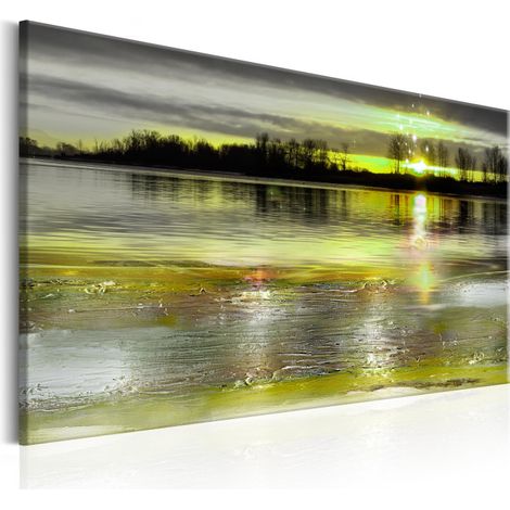 Tableau Imprimé "Quiet Lake" 60 x 90 cm (1/2)