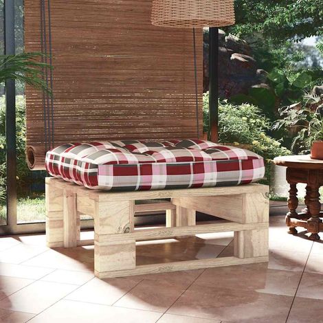 vidaXL Otomana de jardín de palets madera de pino impregnada (1/4)