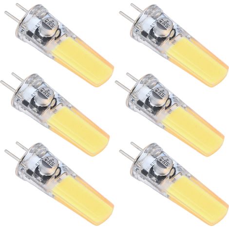 6er-Pack GY6.35 5W COB 500LM kaltweiße LED-Lampen, CE+ROHS-zertifiziert, für Kronleuchter, Deckenleuchten, Wandleuchten und Tischlampen. (1/5)
