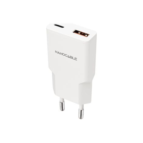 Cargador de Pared NANOCABLE 10.10.2025 Blanco