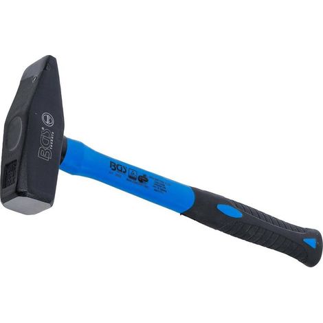 Marteau Mécanicien 1000 g - Manche en Fibres de Verre - Norme DIN 1041 - Résistance et Confort d Utilisation - D-Work