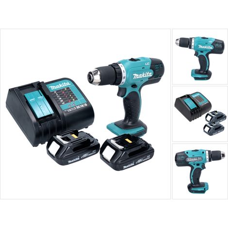 Makita DDF 453 SY Akku Bohrschrauber 18 V 42 Nm + 2x Akku 1,3 Ah + Ladegerät (1/5)