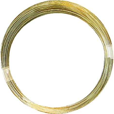 MATASSINA FILO OTTONE COTTO mm 0,80 - mt. 12  - gr. 50- 5 pezzi