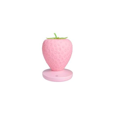 Veilleuse fraise LED pour enfants, lampe de chevet tactile 3 modes, décoration chambre bébé – (1/3)