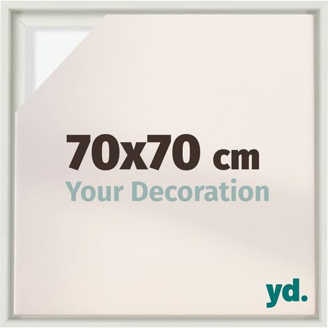 Your Decoration - Cadre flottant - Blanc Mat - Cadre en caisse américaine pour toile sur chassis - MDF - Lyon (1/5)