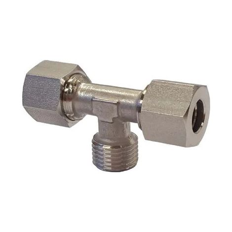 RACCORDO AD OGIVA DI ESTREMITA' A T 1/8" 1/4" 3/8" 1/2"  1/8" - 6x4