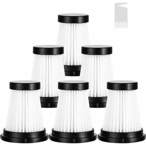 replacement filters and 1 cleaning brush for Moosoo K12 K12 PRO K13 cordless vacuum cleaner (1/4)