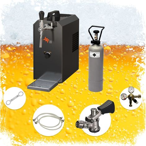 Komplett Set - Zapfanlage, Bierzapfanlage JET 30, Zapfkopf: Flach