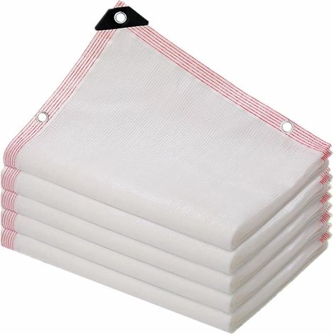 Malla de sombreo - Malla de sombreo para jardín - 2 m x 2 m - Tela de sombreo con ojales - Malla de sombreo antienvejecimiento — 55% de porcentaje de sombra - Permeable al agua y (1/3)