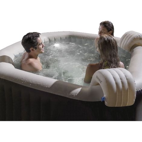 Intex – Lumière d'ambiance LED pour spa à jets – Éclairage en ABS et polycarbonate – 2 modes d'éclairage – Fixation facile sur buse jet