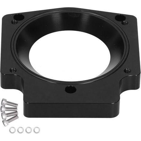 Adaptateur de corps d'accélérateur de collecteur d'admission de 4 pouces entretoise en alliage d'aluminium pour GM LS1 LS2 LS6 LSX LS4Black. (1/5)