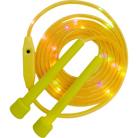 Corde à Sauter LED - Lumineuse Multicolore - Réglable en Longueur - Pour Enfants et Adultes - 1 Pièce (1/5)