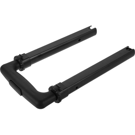Black telescopic iron suitcase handle, 3 sections (1/5)