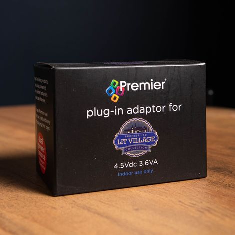 Premier TFD0515L 4.5Vdc 3.6VA Plug-in Adaptor for Christmas Decorations - L Shape (1/5)
