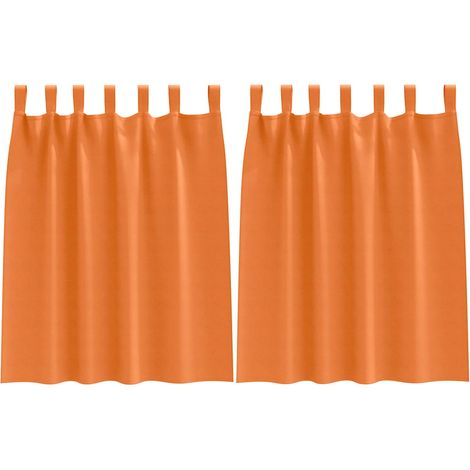Maison Exclusive - Verdunkelungs-Vorhänge mit Ringen 2 pcs Helles
