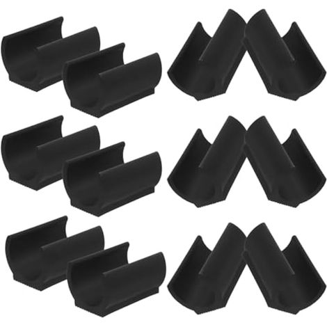 Collier de Serrage en Plastique en U pour Tube 25mm, Noir 20 Pièces (1/5)