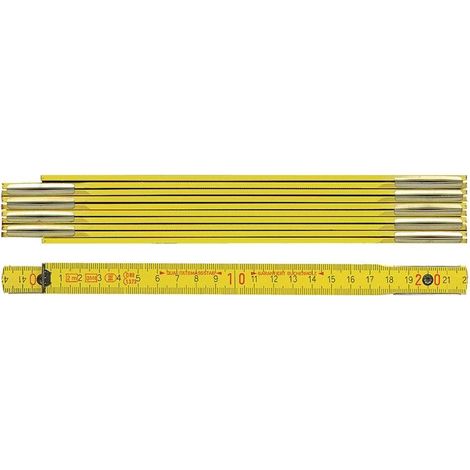 Échelle de mesure L.1m l.16mm mm/cm EG III Hêtre jaune (1/2)