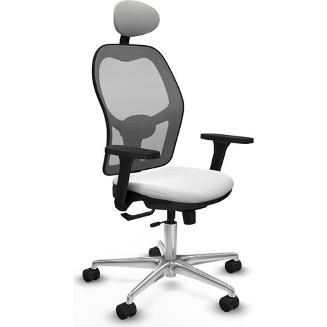 Sedia da ufficio piqueras y crespo Jorquera grigio mesh comoda (1/2)