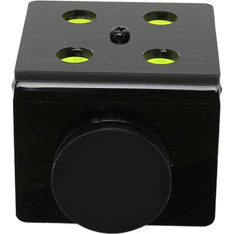 Support magnétique pour boutures de corail, 4 trous, en acrylique vert fluorescent, pour aquarium, décoration marine (1/5)