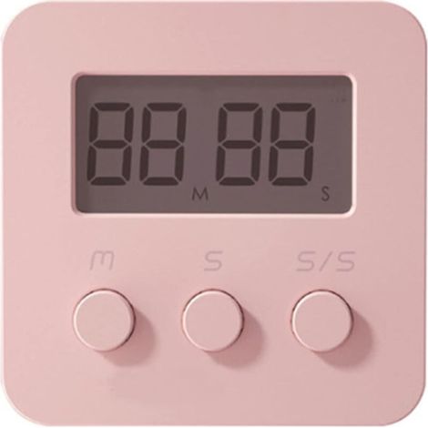 Digitaler Küchentimer mit großem LCD-Display und akustischem Alarm, Countdown-Timer für Fitness und Kinder, Zeitmanagement-Tool