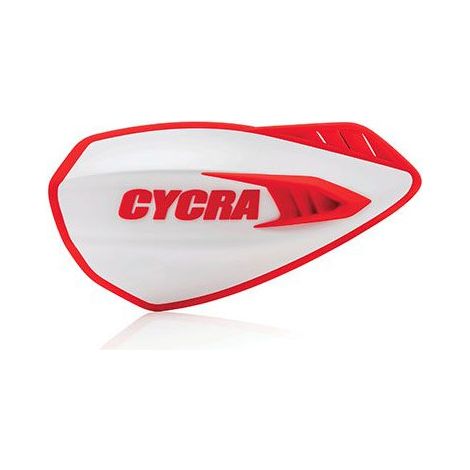 Protège-Main CYCLONE - Blanc/Rouge (1/2)