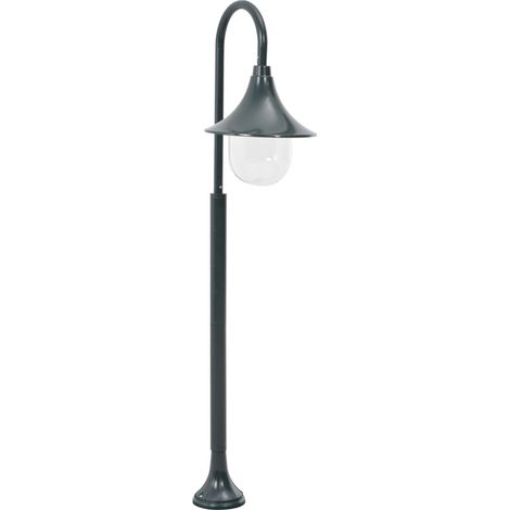 Lampadaire de jardin Lampe sur Pied d'extérieur  Lampe De Jardin E27 120 cm Aluminium Vert foncé 58880 (1/5)