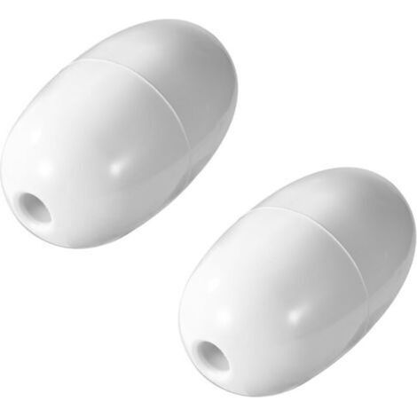 2pcs Flotteur de Tête de Nettoyeur de Piscine A20, Flotteur de Ballast en Plastique EA20 de Remplacement pour Nettoyeurs de Piscine Polaris Zodiac 180 280 360 380 EA20 (Blanc) (1/5)