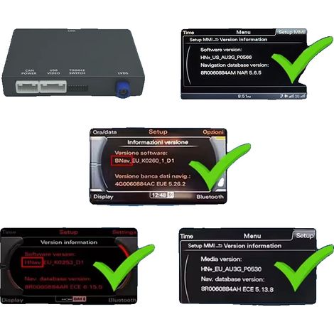 Carplay sans fil Android Auto, support de caméra de recul, installation plug-and-play, Pour HNR (Boîte Grise) (1/2)