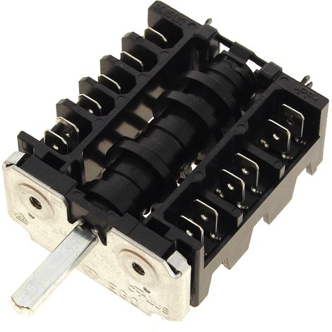 Commutateur four 46.23866.500 pour Four Philips, Four Whirlpool, Cuisiniere Far, Cuisiniere First line, Cuisiniere Curtiss, Cuis (1/3)