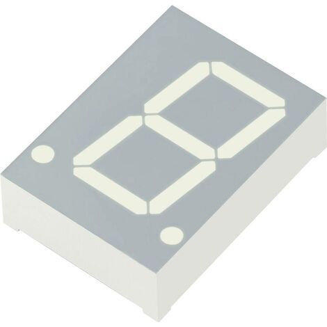 Kingbright Afficheur 7 segments rouge 20 mm 2 V Nombre de chiffres: 1 SC08-11EWA (1/4)