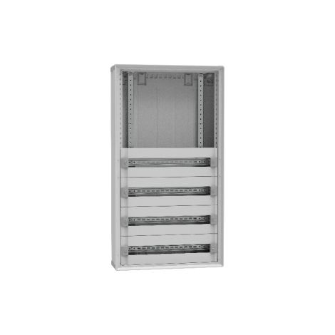 Legrand - Coffret de distribution XL3 HP 160 - 4 rangu00e9es de 24M avec espace du00e9diu00e9 de 400mm - Ru00e9f : 1CO4ER24SPL (1/3)