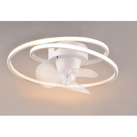 Plafoniera+ventilatore Trio Lighting Umea ø50 bianco (1/5)