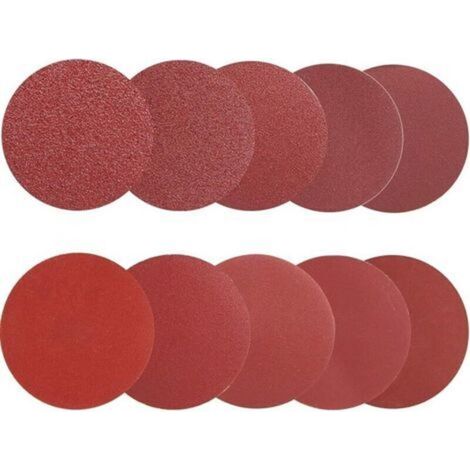 100 PCS 75mm Sanding Disc, Sanding Disc, Sandpaper of 40/80/100/180/240/320/400/800/1200/2000 (10 Discs per Grit Size) (1/5)