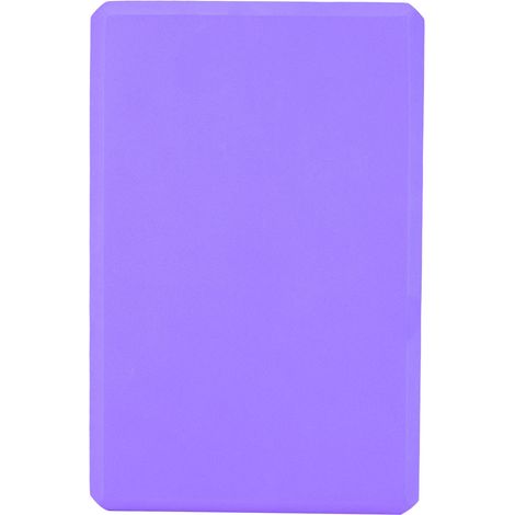 Bloc de Mousse pour Yoga - Équipement de Fitness pour la Souplesse et l'Entraînement (Violet) (1/5)