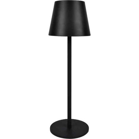 Cfg Lampada da Tavolo Audrey Nera Led in Metallo Ricaricabile 3W Dimmerabile
