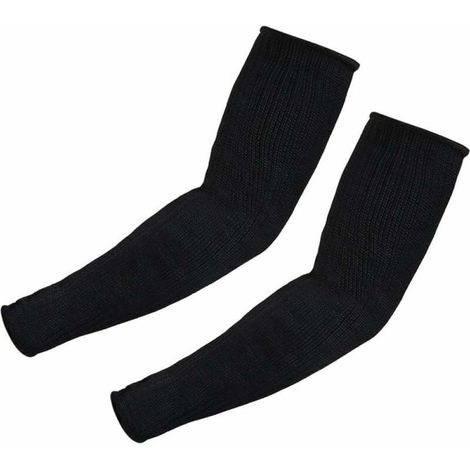 1 Paire Manchons de Protection Anti-coupures, Résistants à la Chaleur, en Fibres Renforcées pour Soudure et Bricolage (1/5)