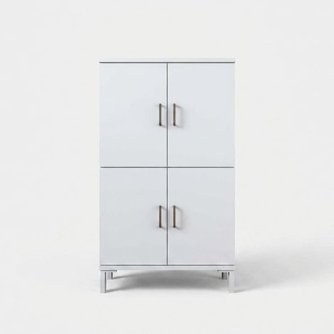 Mobile bagno multiuso salvaspazio con ante Simposio (1/4)