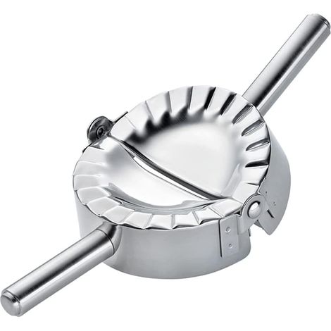 Form aus Edelstahl für Ravioli, Piroggen, Teigtaschen usw., silberfarben