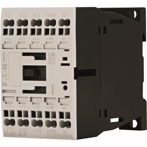 Contacteur puissance 3 380V 400V 7.5KW 1 F 230V 50/60Hz Bornes Push In 000199654 EATON DILM15 10(230V50/60HZ) PI