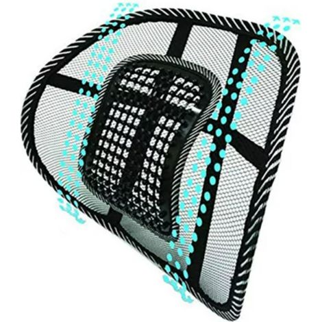 Coussin Lombaire - Support Anatomique Pour Siège Bureau Voiture - Confort Postural Dos Coccyx - Lot De 2 Pièces (1/5)