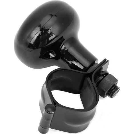 Pommeau universel noir pour volant à rotule de réglage en hauteur (1/5)