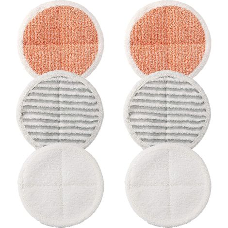 Tampons de rechange pour balais électriques Bissell Spinwave 2124 et 2039A, lot de 6 (1/5)